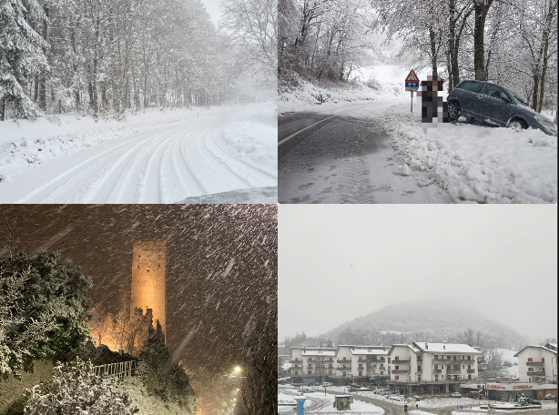 La Neve Imbianca Lentroterra Grande Freddo E Disagi Tra Panorami