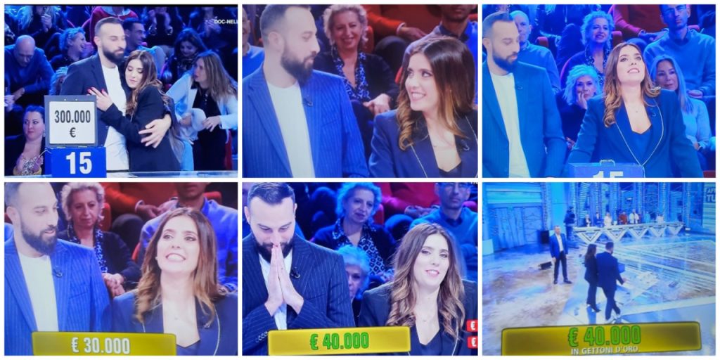 Affari tuoi”: l'ascolana Martina Fioravanti rischia di vincere 300.000 euro,  e alla fine se ne porta a casa 40.000